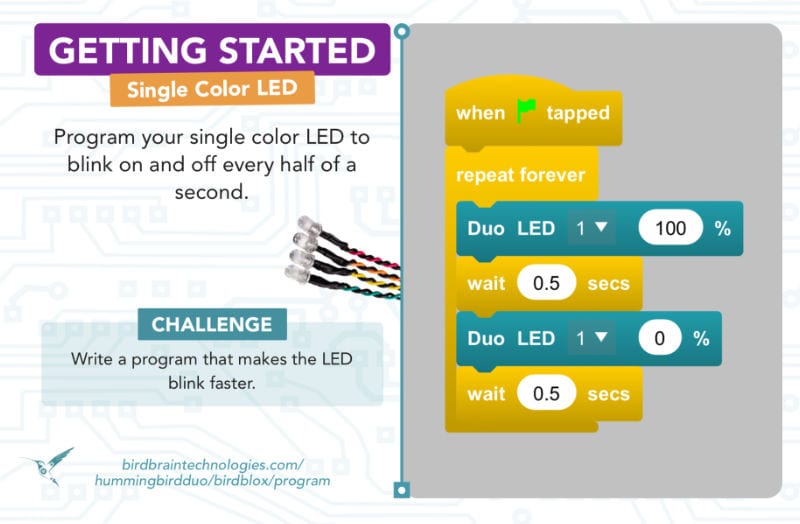 Coding Cards Duo BirdBlox
